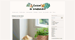 Desktop Screenshot of cuisineenbandouliere.com
